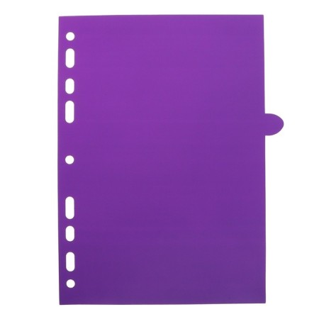 Separator of sheets A5 (210 x 165 mm) color, 12 sheets, "Devente. Pastel" polypropylene 140 μm, individual packaging-6