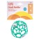 Developing toy Bright Starts, OBALL ball, with a rattle, barrier color
