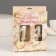 Candle in the cake jubilee "line" (set 2 in 1), number 14/41, pearl, 6.5 cm