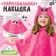 Carnival cape "Pig", height 104-128 cm, pink