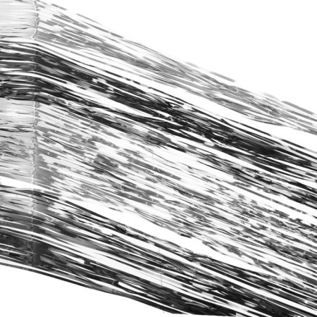 New Year's "rain" silver 75mm, 1.5 m