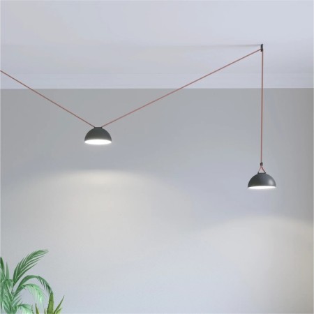 DK5560-BK Belty Flow lamp with D220MM H117MM 48V 20 ° 4000K IP20 Black Aluminum LED-6