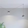 DK5560-BK Belty Flow lamp with D220MM H117MM 48V 20 ° 4000K IP20 Black Aluminum LED