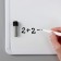 Water -based marker with magnet, 2 × 2 × 13.5 cm, black color