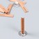 Wick with a holder double for a candle tree 1x5 cm