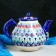 Rishtan ceramics "Patterns", 1600 ml, blue mix