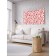 Decorative panel with photo printing "abundance of hearts", horizontal, size 100x150 cm