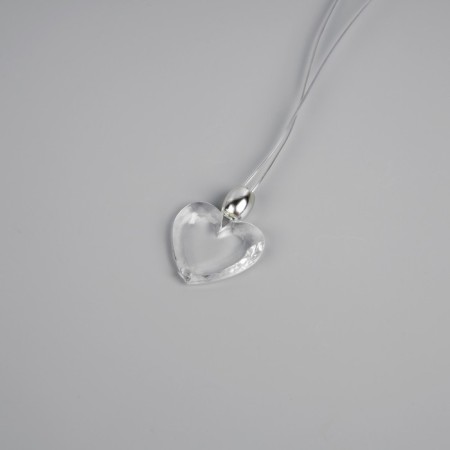 LED pendant "Heart" 60 cm, batteries, glow of multi (RGB)-2