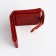 Women's wallet on the button, red color