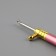 Knitting hook, with interchangeable heads, 10 pcs, D = 0.5 - 2.75 mm, 11.5 cm, color mix