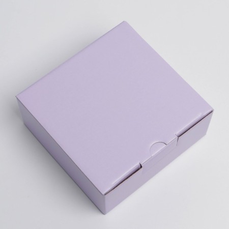 Gift folding box, packaging, "lavender", 15 x 15 x 7 cm-2