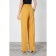Women's trousers with a section of Eliseeva Olesya, size 48, yellow color