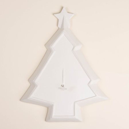 New Year's plate SL Home "Happy New Year", 39.3 × 29.5 cm, ceramics, white color-3