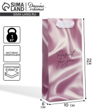 Gift laminated package, packaging, Pressent for You, 10 x 22 x 6 cm