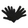 Garden gloves, x/b, knitting grade 10, 4 threads, size 9, without coating, black