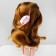 Hair for dolls "wavy with a tail" size is small, color 16a