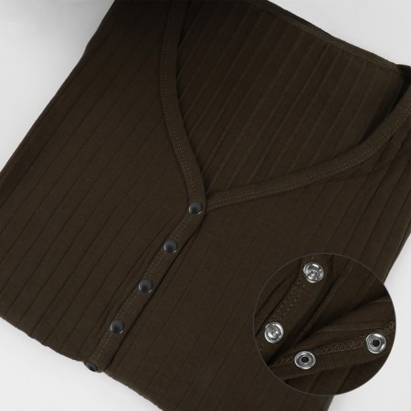 Shirt button, closed, d = 9.5 mm, black color-3