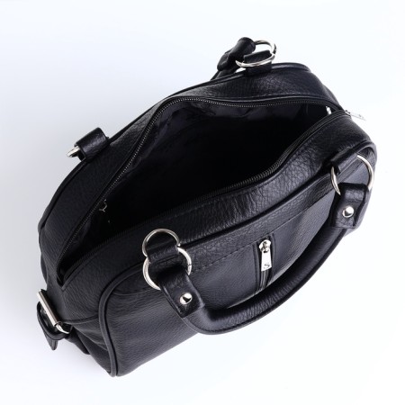 Women's bag with lightning, black color-8