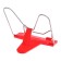 Plastic book/melall Calligrata prestige with euro suspension red
