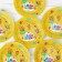Paper plate "Three cats", 6 pcs., 17 cm, yellow color