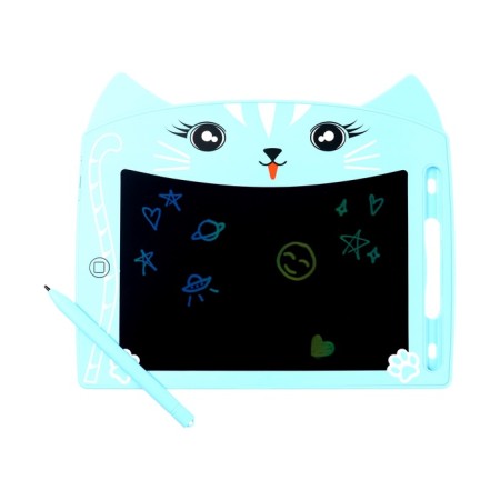 A tablet for drawing and notes Luazon "cat", 8.5 ", color display, blue-3