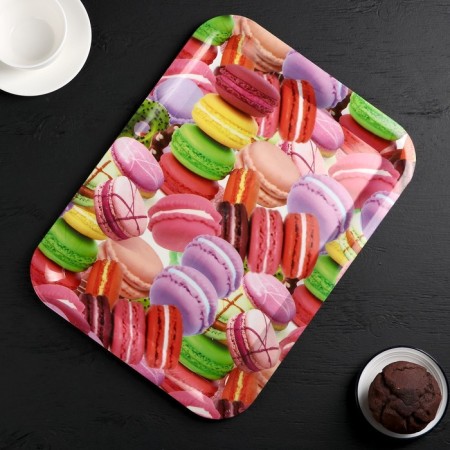 Plastic rectangular “coquetry” plastic tray, 37.5 × 28 cm, mix drawing-6