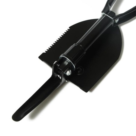 Shovel is tourist, folding, l = 62 cm, saw, metal stalk with a handle, in a case, mix, Greengo-3