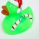 Brying toy for dogs "New Year's Duck", vinyl 8 x 8 cm