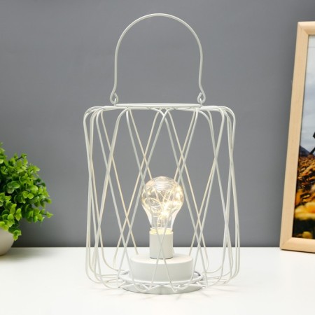 Night Loft 16451/1wt LED from batteries 3haa white 17x17x21 cm Risalux-1