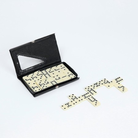 Domino "Forkas", 9 x 15 cm, knuckles 4 x 2 cm, black-1