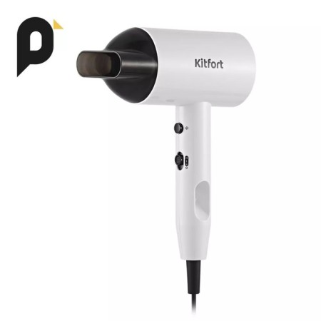FEN KitFort KT-3255, 1800 W, 2 speeds, 3 temperature regimes, white-black