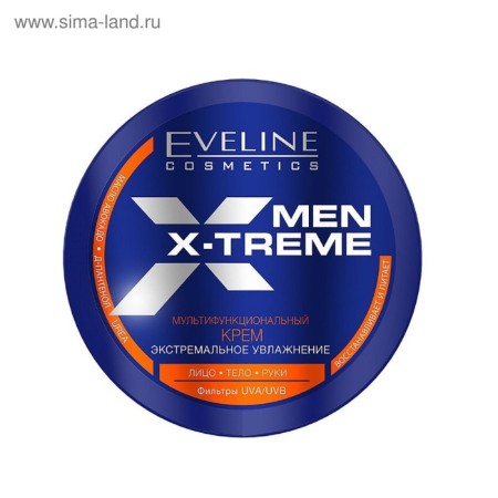 Cream for the face, hands and bodies of Eveline Men X-Treme "Multifunctional", moisturizing, 200 ml-3