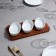 Menzhitsa "Marine", 3 pcs: 200 ml, wooden base, porcelain, Iran
