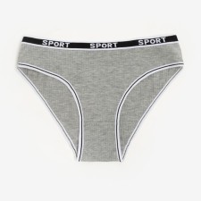 Women's cowards, gray color, size 44-46