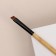 Makeup brush, beveled, 18 (± 1) cm, beige color