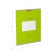A notebook of 18 sheets in the Erichkrause Bright "Classic" line, cover coated cardboard, offset block, green