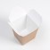 Box for noodles "Wok" team, craft, 10 x 10 x 10.5 cm