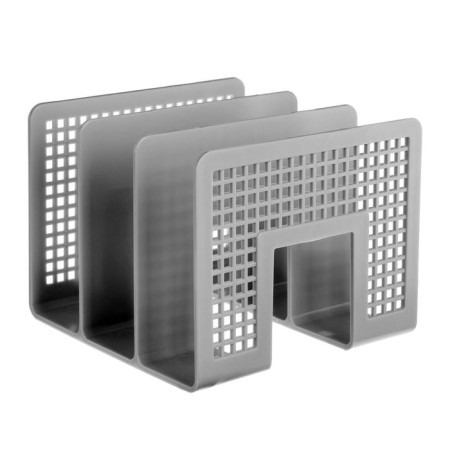 Vertical paper tray, 3 compartments, Erichkrause, Gray