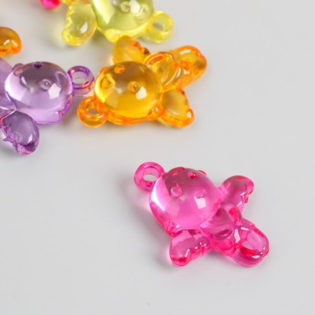 Decor for creativity Plastic "Baby-Angel" transparent color set 20 g 1.2x2.8x3.5 cm-2