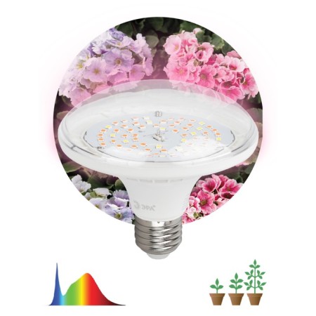 Phytolamps for plants LED era Fito-18W-RA90-E27 Full Spectrum of 18 W E27