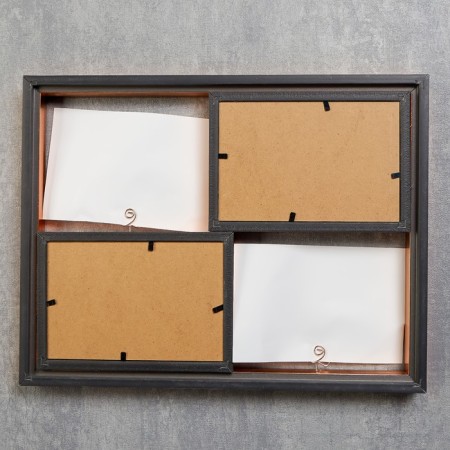 Photo frame plastic in 4 photos 10x15 cm "Copper" 26.5x2.5x35 cm-3