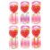 The bookmark is large, 11 cm "heart", mix