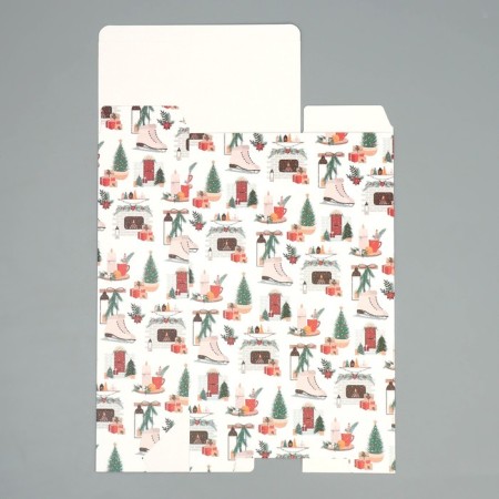 Folding box "Hugge", 22 x 30 x 10 cm, new year-4
