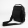Male bag over the shoulder, Textura, 2 external pockets, black color