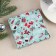Ceramic stand for a tea bag "Cell and comfort", 8 x 9 cm, white color