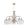 Ebby chandelier 5x60W E27 gold 46x46x88 (48) cm
