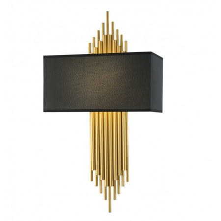 Bra Gerhort G11074/2WGD BK, 2x40W, E14, 66x12x36 cm, gold color