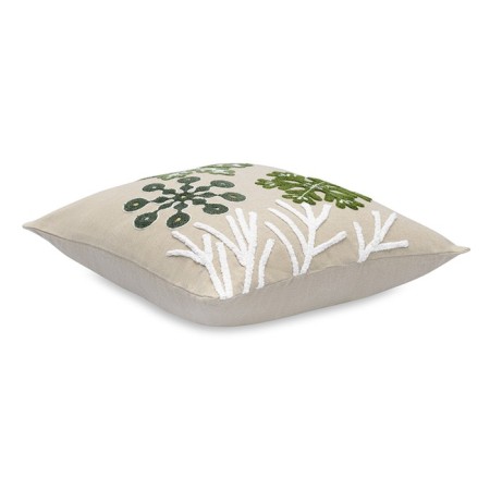 Decorative pillow with embroidery Snow Flakes New Year Essential, size 45x45 cm-7