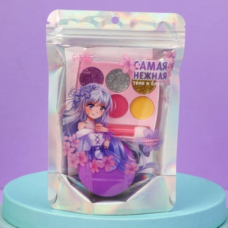 A set of children's cosmetics with stickers "The most tender"-9