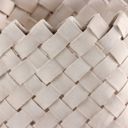 Kashpo wicker, d14khn11.5cm, white-2